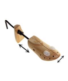 Extensor de madera para zapatos