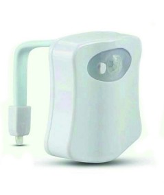 Lámpara con detección de presencia para inodoro