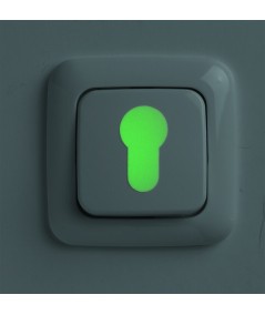 Juego de 3 pegatinas luminiscentes