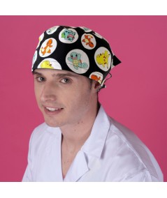 Gorro casquete - Pokemon negro