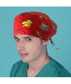 Gorro casquete - Pokemon rojo