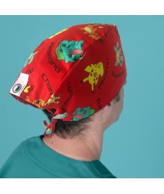 Gorro casquete - Pokemon rojo