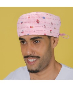 Gorro casquete - Letter Rosa