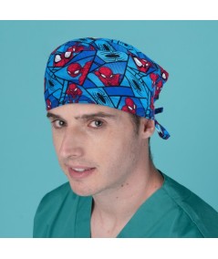 Gorro casquete - Spiderman Azul