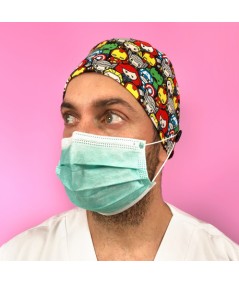 Gorro Pelo Corto con botones -Personajes superhéroes