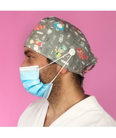 Gorro Pelo Corto con botones - Alicia