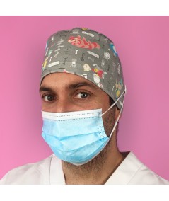 Gorro Pelo Corto con botones - Alicia
