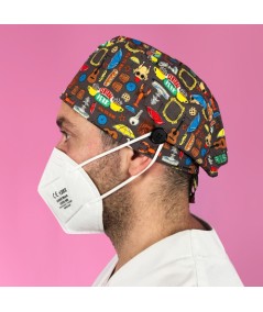 Gorro Pelo Corto con botones - N·U·R·S·E·S