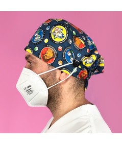 Gorro Pelo Corto con botones - Personajes Rebeldes marino