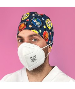 Gorro Pelo Corto con botones - Personajes Rebeldes marino