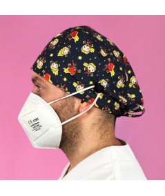 Gorro Pelo Corto con botones - Capitana marvel