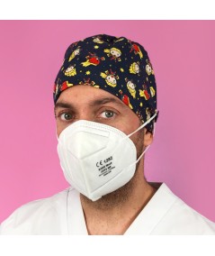 Gorro Pelo Corto con botones - Capitana marvel