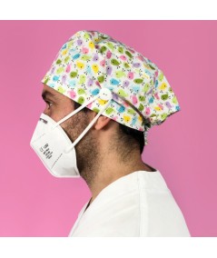 Gorro Pelo Corto con botones - Coloured Tweets
