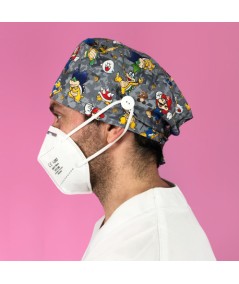 Gorro Pelo Corto con botones - Mario