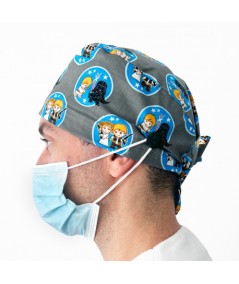 Gorro Pelo Corto con botones - Leia Luke