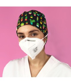 Gorro Pelo Largo con botones - Cactus