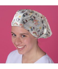 Gorro pelo largo estampado - Kitty