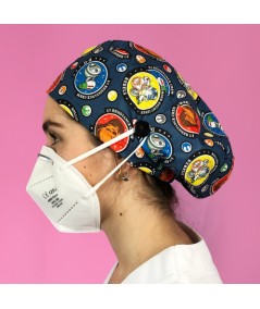Gorro Pelo Largo con botones - Personajes Rebeldes Marino