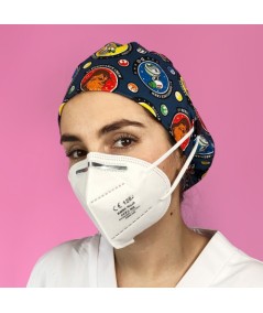 Gorro Pelo Largo con botones - Personajes Rebeldes Marino
