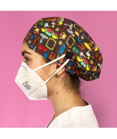 Gorro Pelo Largo con botones - N·U·R·S·E·S