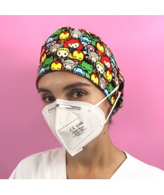 Gorro Pelo Largo con botones - Personajes superhéroes