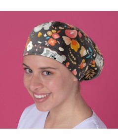 Gorro pelo largo estampado - Koalas gris
