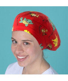 Gorro pelo largo - Pokemon rojo