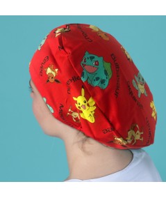 Gorro pelo largo - Pokemon rojo
