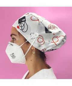 Gorro Pelo Largo con botones - Constantes