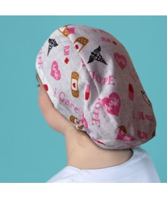 Gorro pelo largo estampado - Hope
