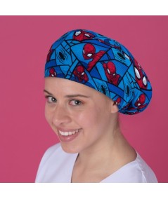 Gorro pelo largo - Spiderman Azul