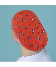 Gorro pelo largo - Spider naranja
