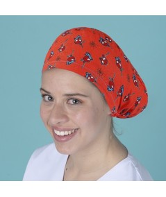 Gorro pelo largo - Spider naranja