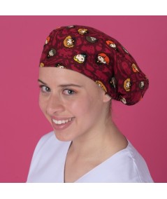 Gorro Pelo Largo - Hogwarts Granate