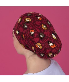 Gorro Pelo Largo - Hogwarts Granate