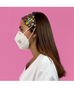 Diadema con botón estampado - N·U·R·S·E·S