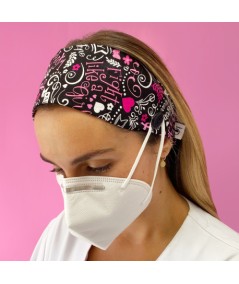 Diadema con botón estampado - Girls Fight