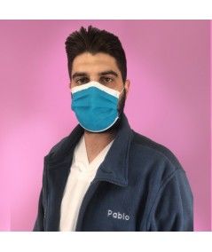 Chaqueta polar bordado hombre