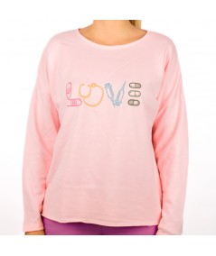 Sudadera estampado enfermeril