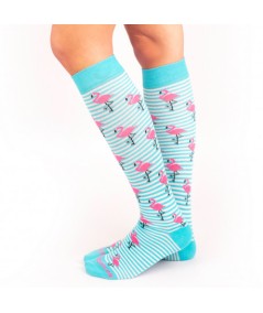 Calcetines Compresivos estampados - Flamencos