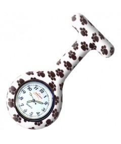 Reloj silicona Enfermera - Huellas B/N