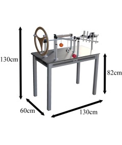 Mesa de manos metálica