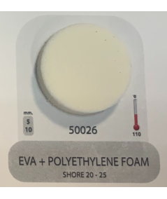 Eva + Polyethylene Foam Blanco - Shore 20–25