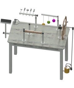 Mesa de manos y pies metálica