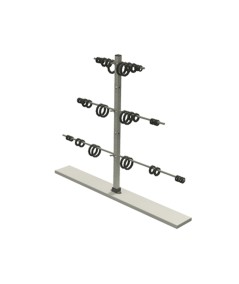 Árbol de anillas horizontal