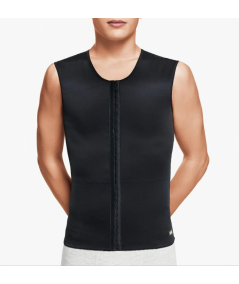 Chaleco sin mangas con apertura frontal