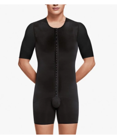 Body hombre de mangas cortas y por encima de la rodilla