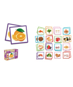 Juego de estimulación cognitiva - Maxi-Memori alimentos sanos