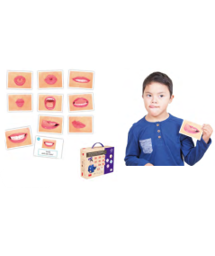 Juego de estimulación cognitiva - Logo Bits de praxias orofaciales