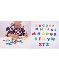 Letras colores transparentes
